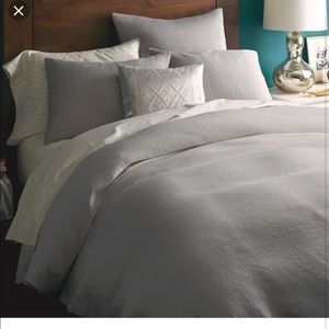West Elm Organic Matelasse Duvet Cover- BRAND NEW